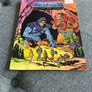 Rare Masters of the Universe Coloring Color Activity Book Vintage 1984 NEW